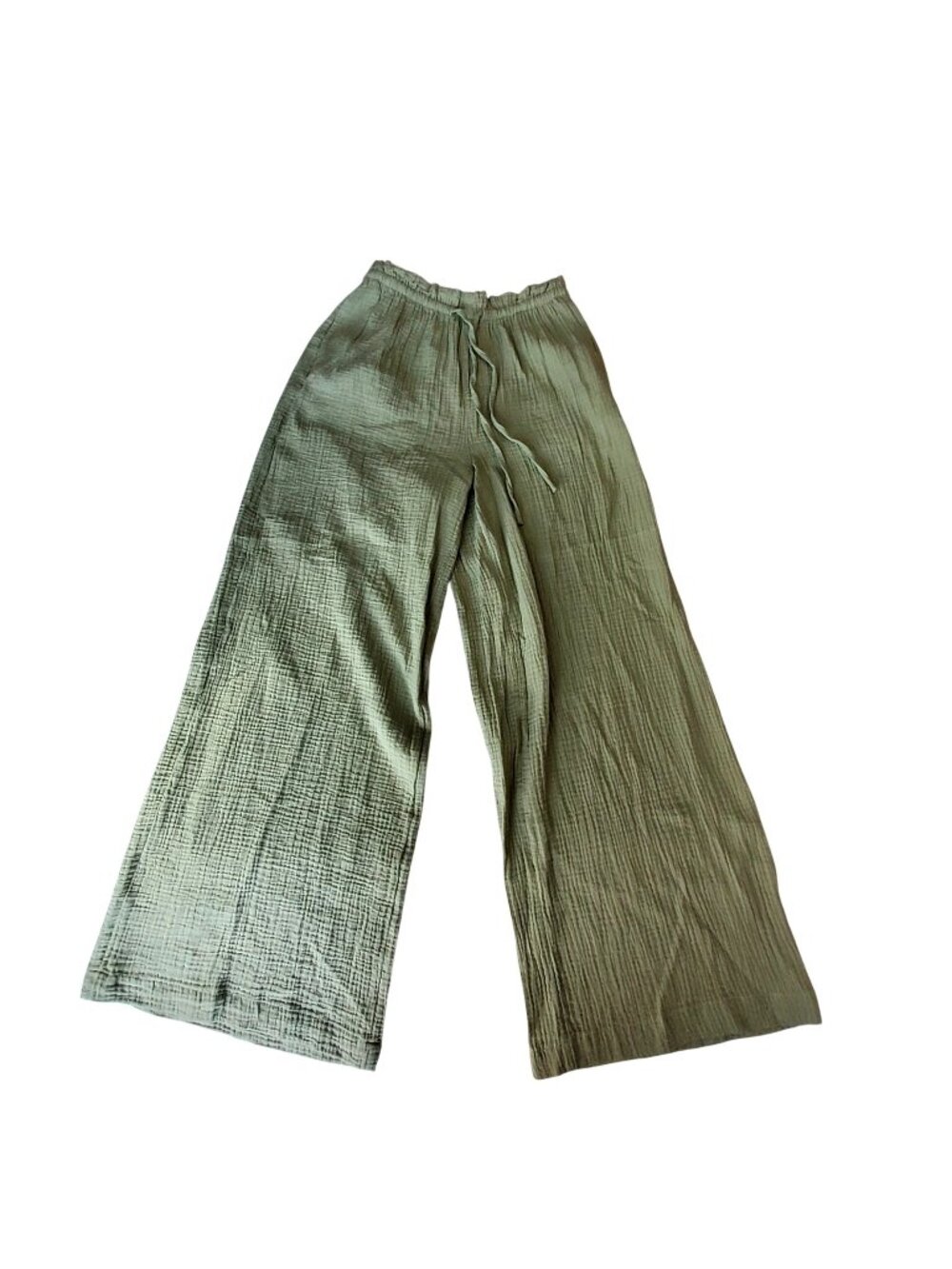 Universal Thread Womens Olive Green Textured Pants Small Lightweight confortable